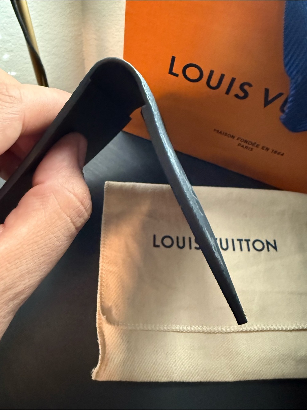 Louis Vuitton Monogram Eclipse Passport Holder - Picture 8 of 10
